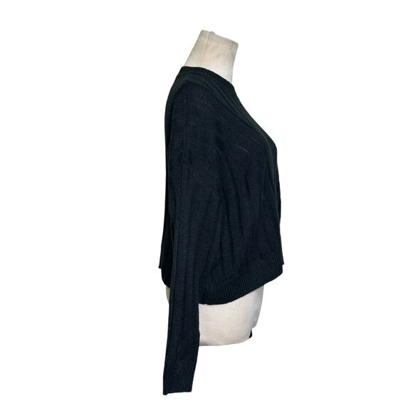 METAPHOR Black Cream Retro Remix Color Blocked Coat Size XL - Picture 8 of 14